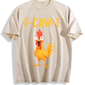 F-caw-f Chicken Funny Vintage Washed T-Shirt product image 1