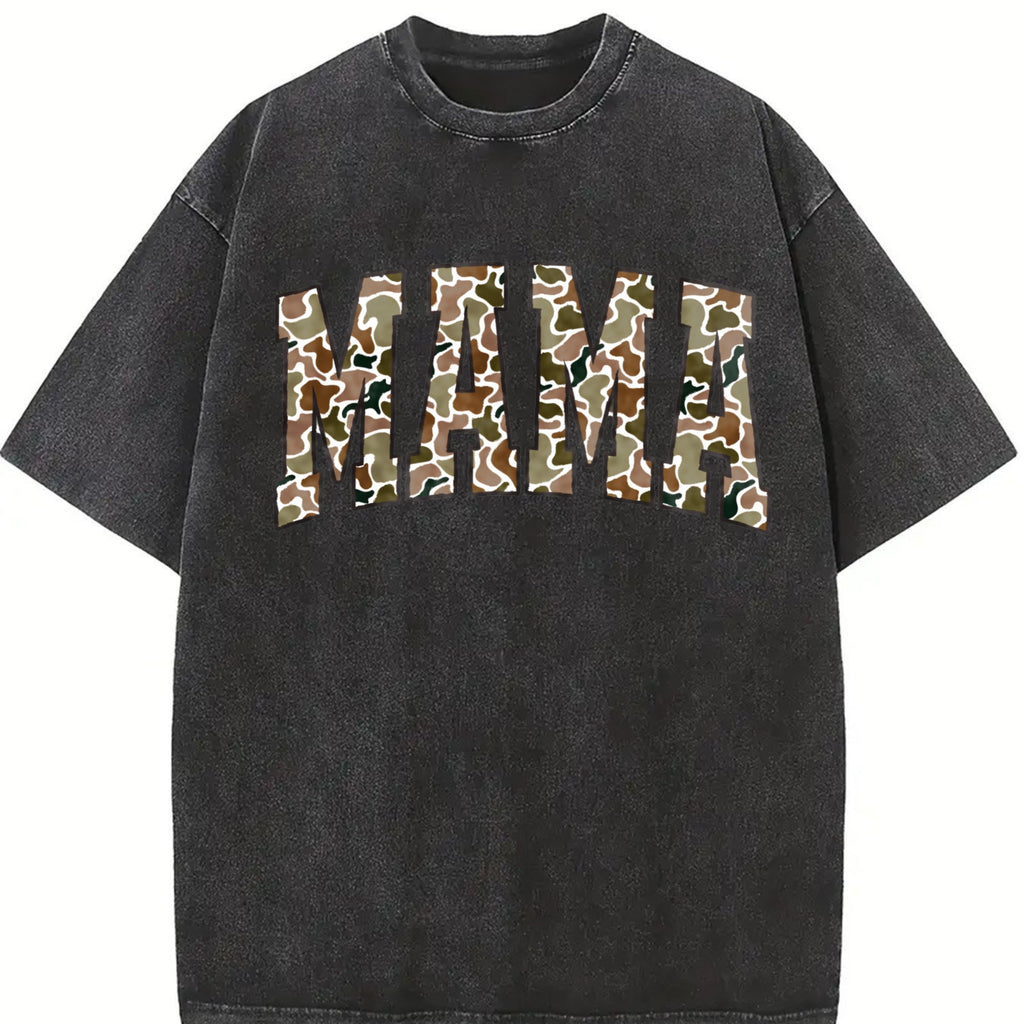 Camouflage Mama Vintage Washed T-Shirt product image 2