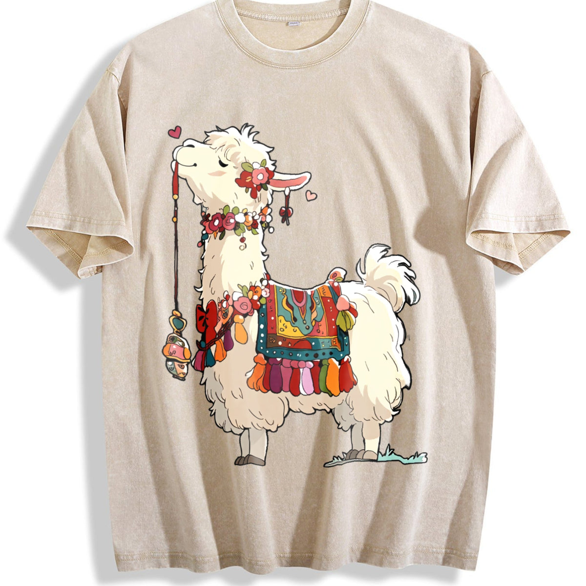 Animal Cartoon Summer Vintage Washed T-Shirt product image 1