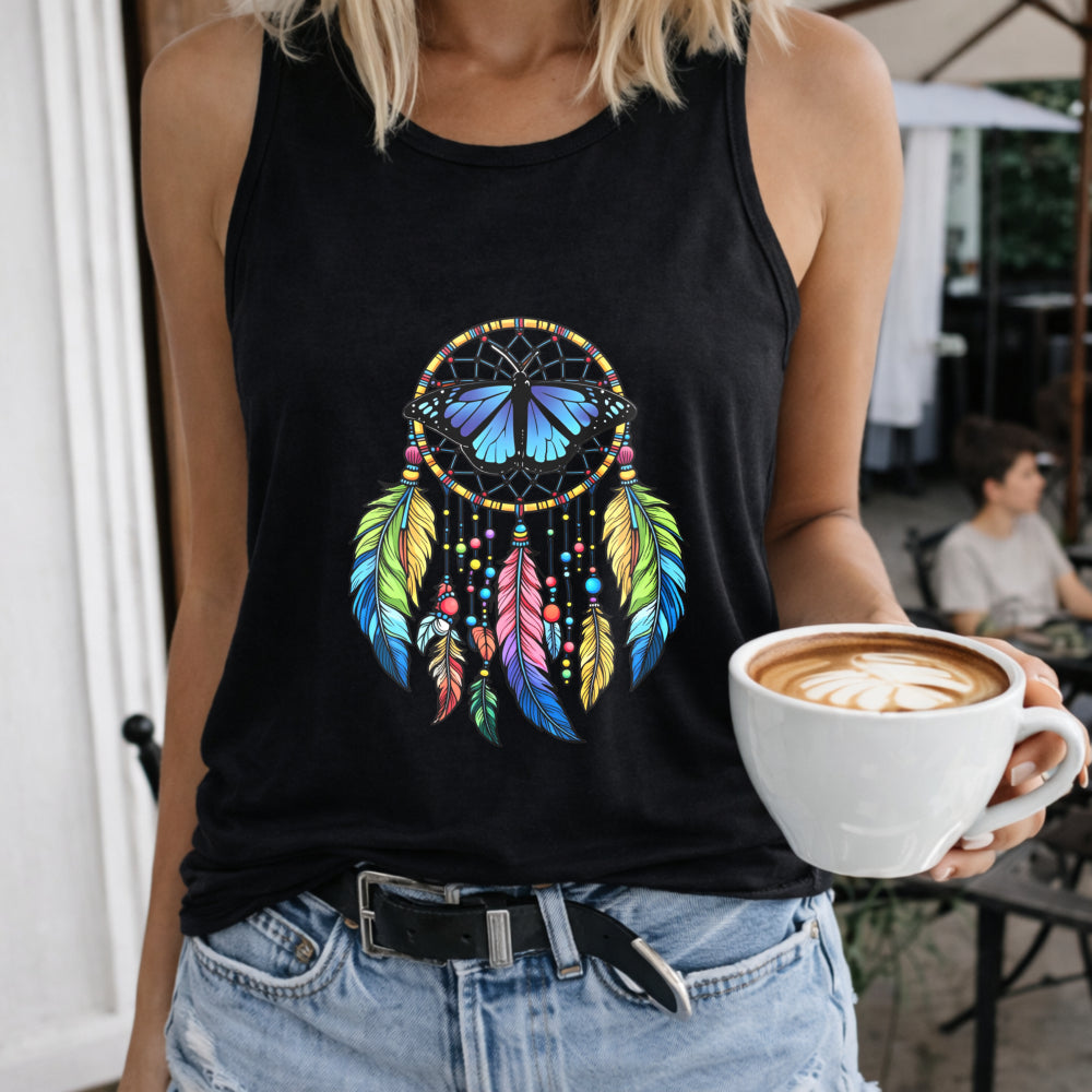 Sense Dream Catchers & Butterfly Women's Tank Top