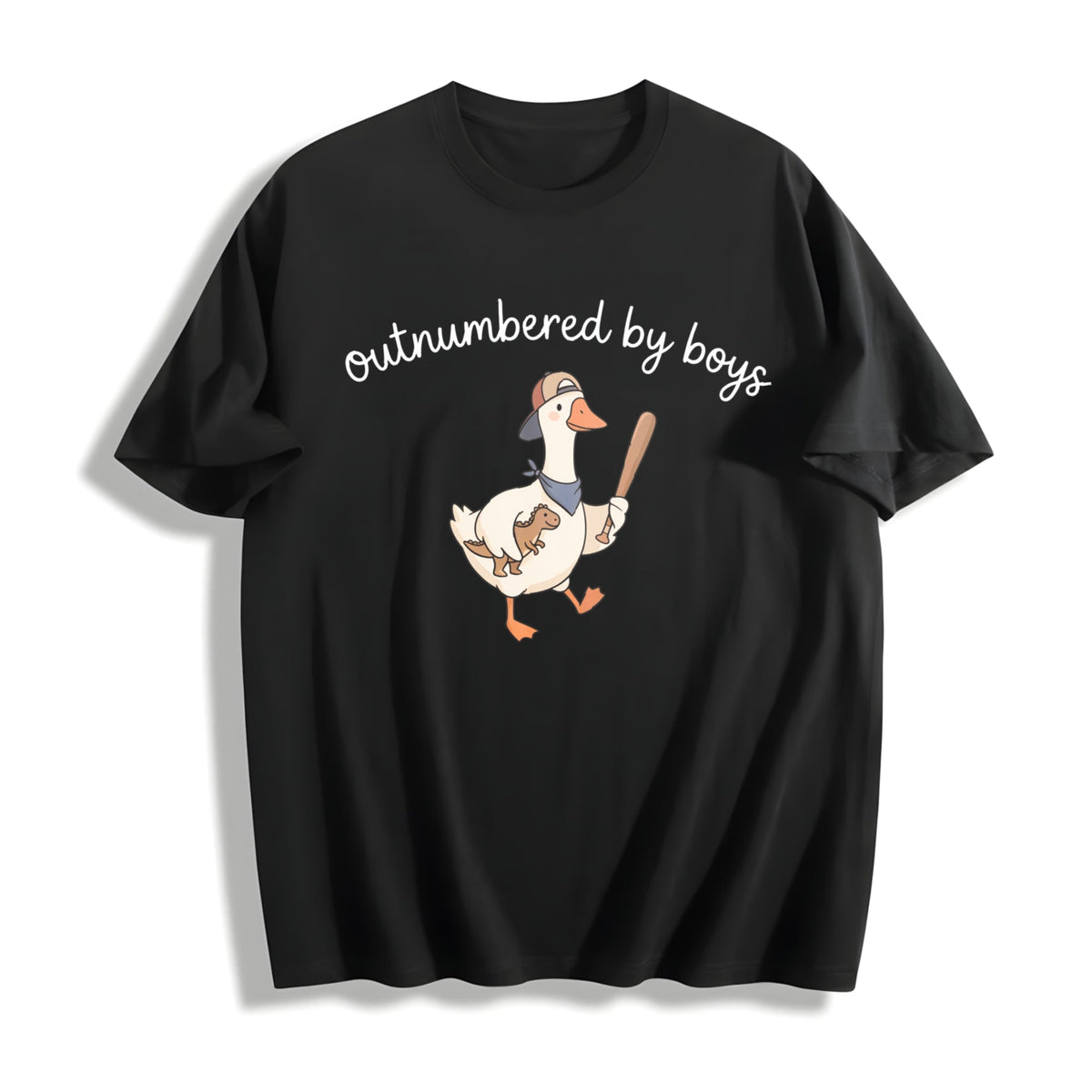 Outnumbered By Boys Cotton T-Shirt product image 1