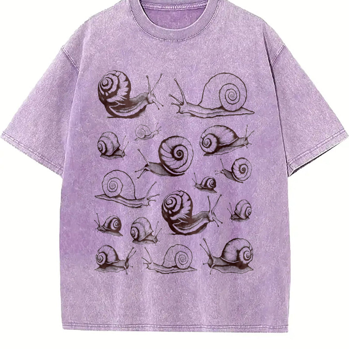 Snails Tattoo Vintage Washed T-Shirt product image 6