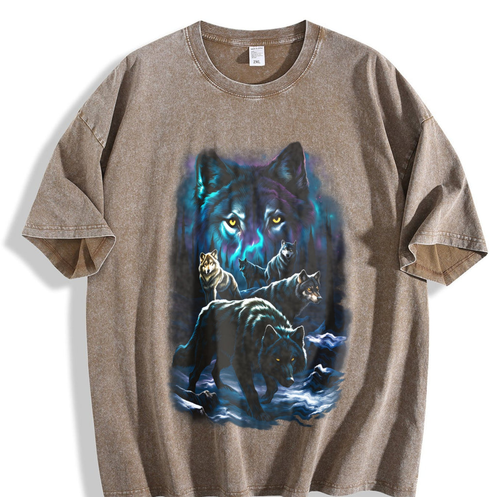 Wolf Pack Classic 90s Vintage Washed T-Shirt product image 3