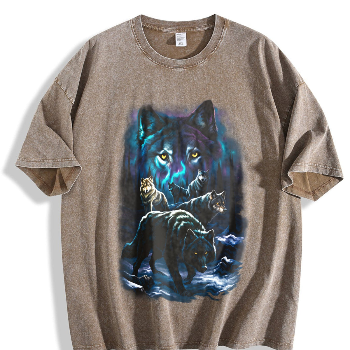 Wolf Pack Classic 90s Vintage Washed T-Shirt product image 3