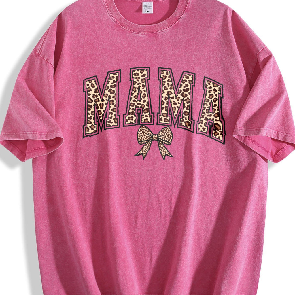 Leopard Mama Vintage Washed T-Shirt product image 5
