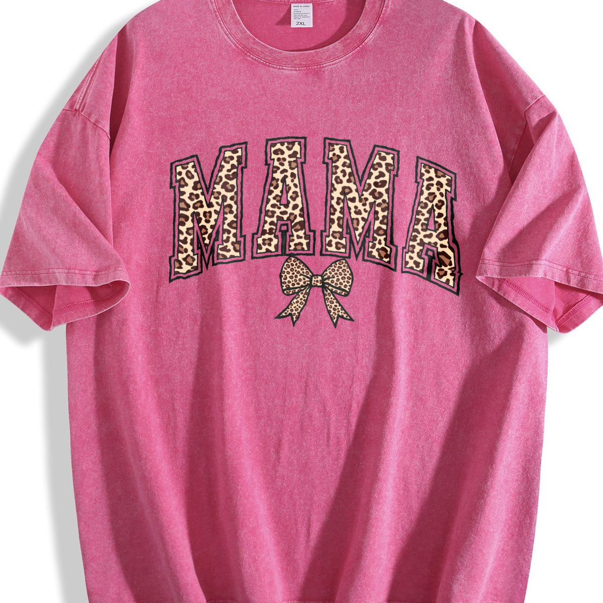 Leopard Mama Vintage Washed T-Shirt product image 5