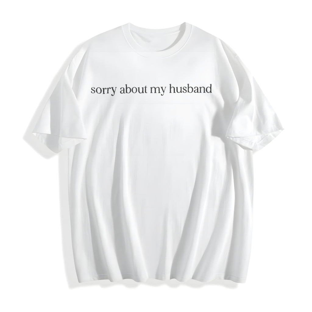 Sorry About My Husband Cotton T-Shirt product image 2