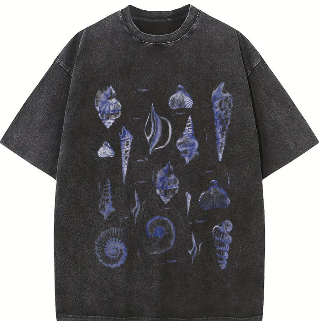 Sea Shell Tattoo Vintage Washed T-Shirt product image 2