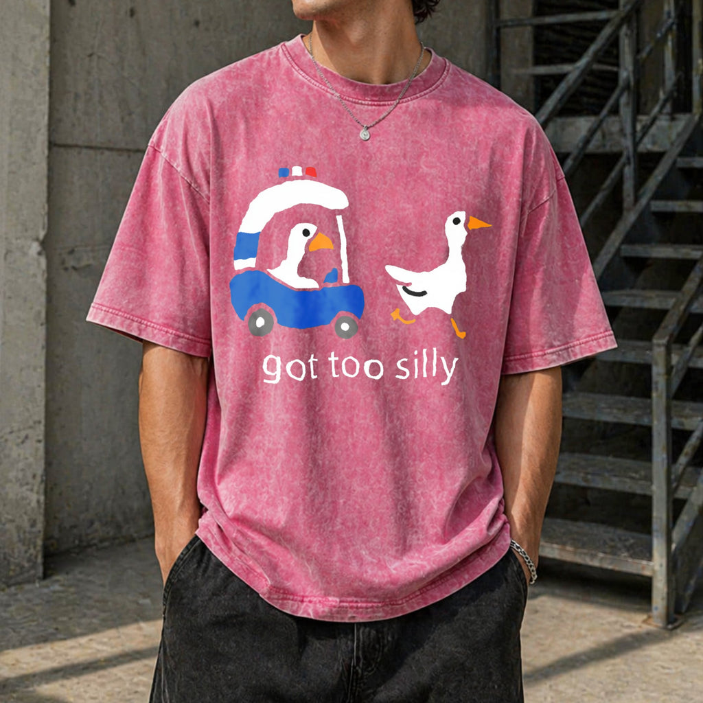 Got Too Silly Goose Funny Cute For Ducks Car Summer Vintage product image 7