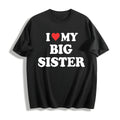 Heart I Love My Big Sister Cotton T-Shirt product image 1