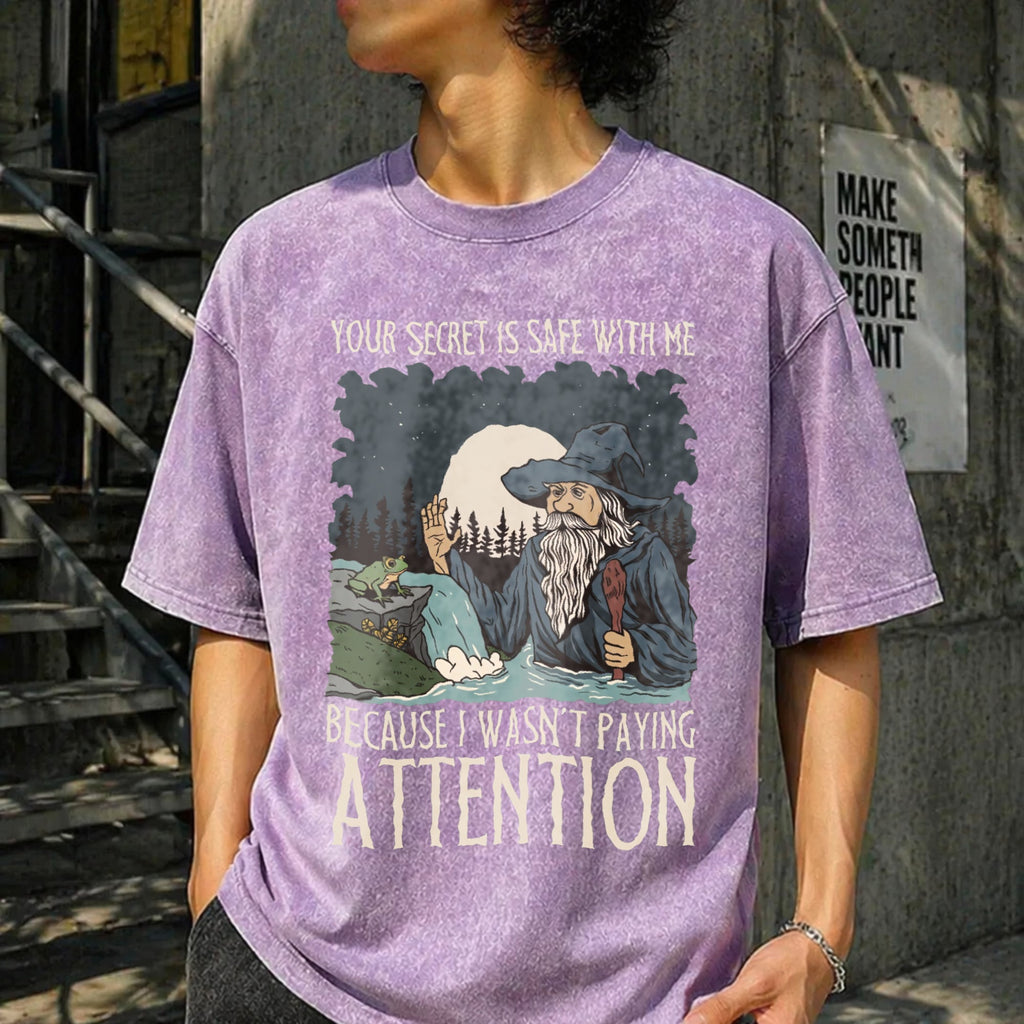 Your Secret Is Safe With Me Vintage Washed T-Shirt product image 6
