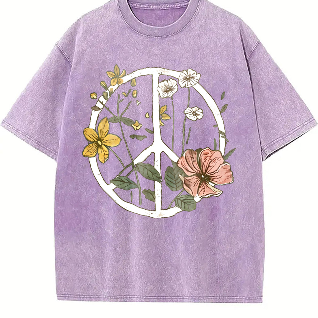 Bohemian - Floral Vintage Washed T-Shirt product image 6