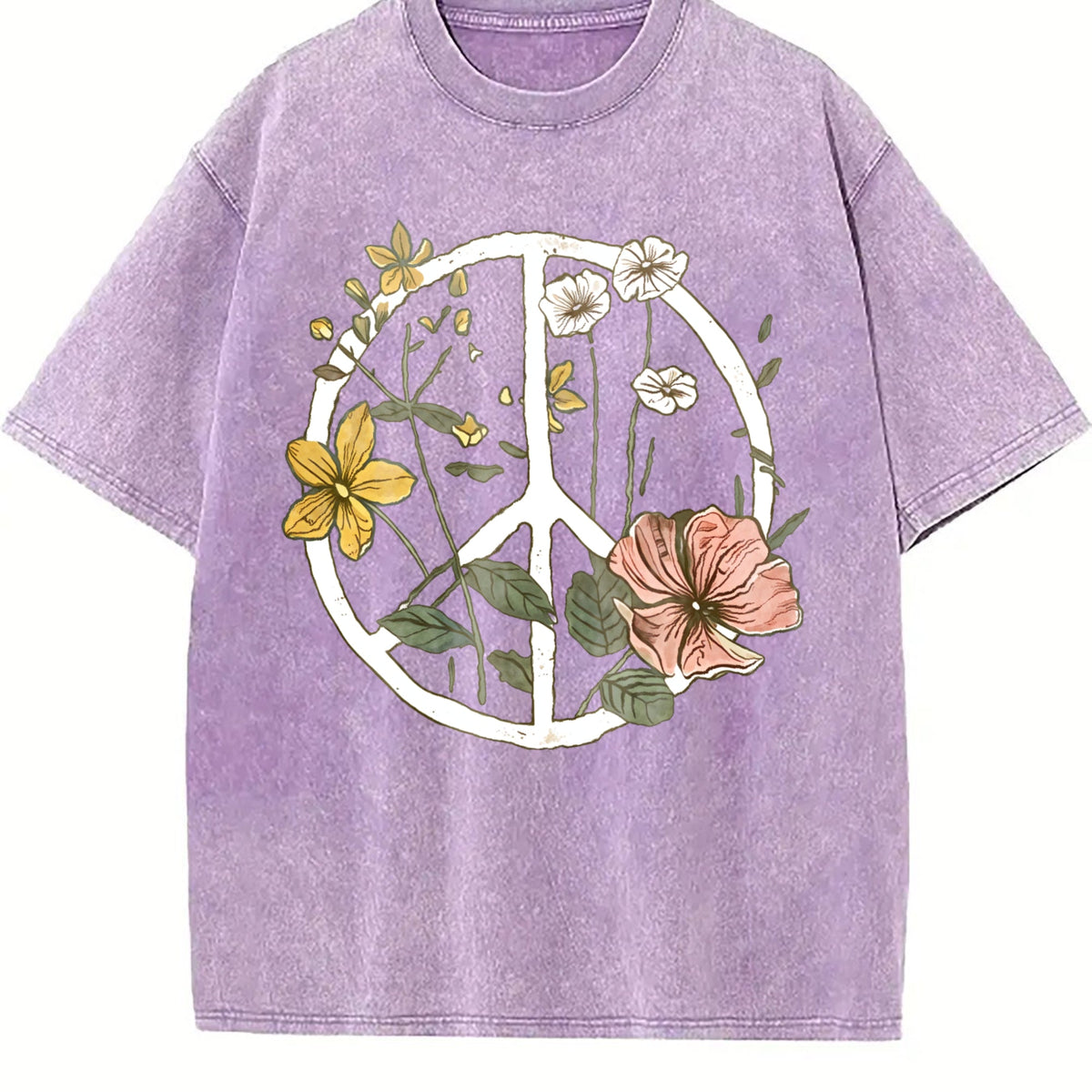 Bohemian - Floral Vintage Washed T-Shirt product image 6