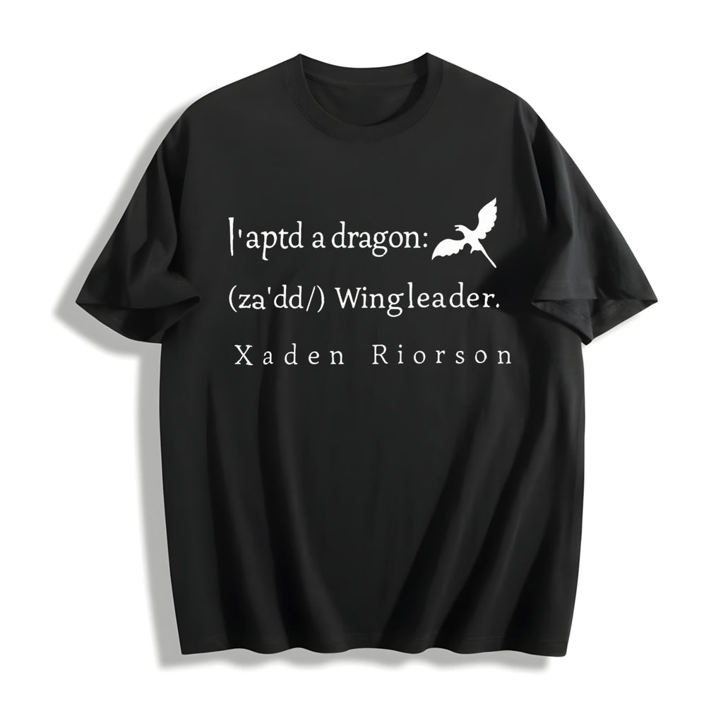 Xaddy Xaden Fourth Wing Iron Flame Cotton T-Shirt product image 1