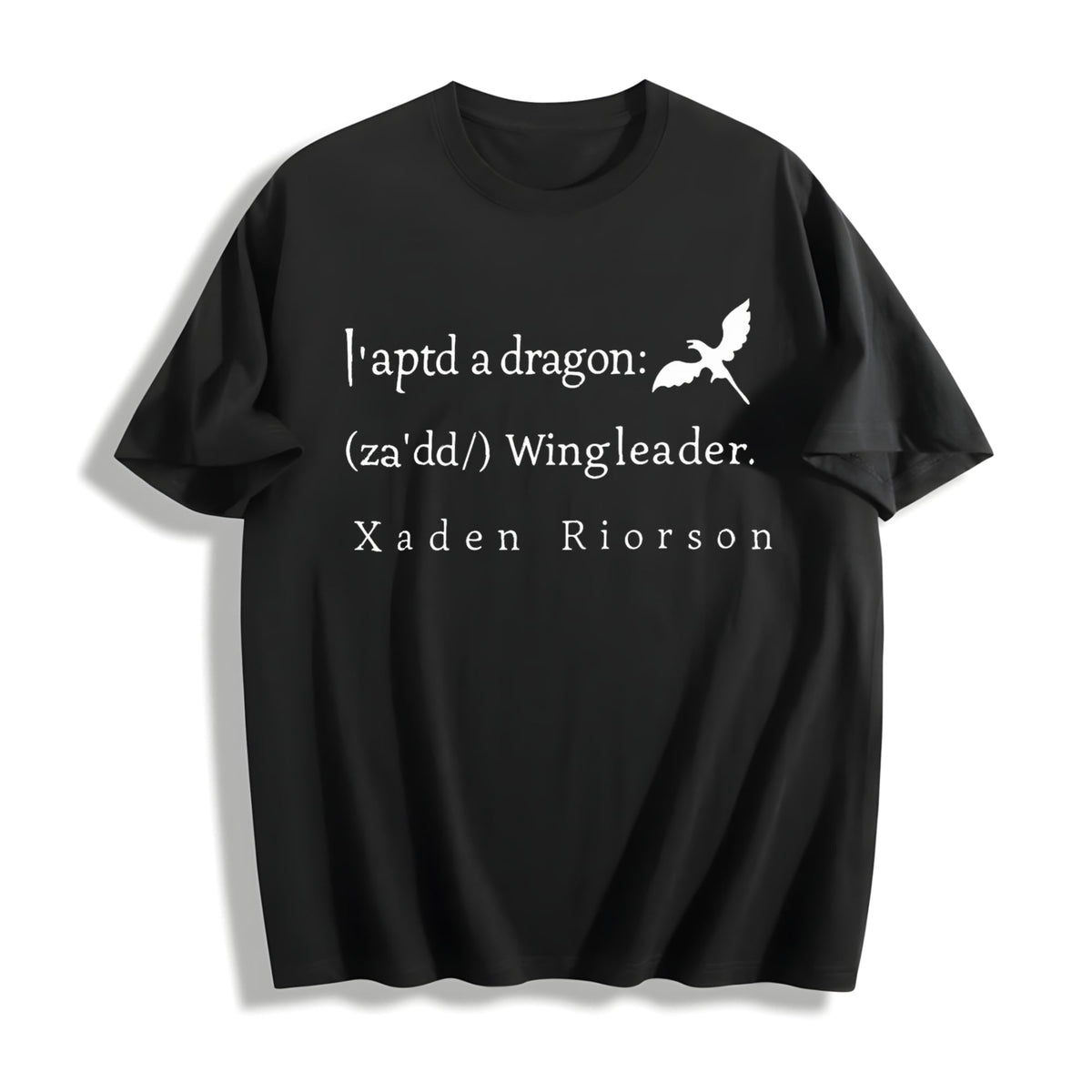 Xaddy Xaden Fourth Wing Iron Flame Cotton T-Shirt product image 1