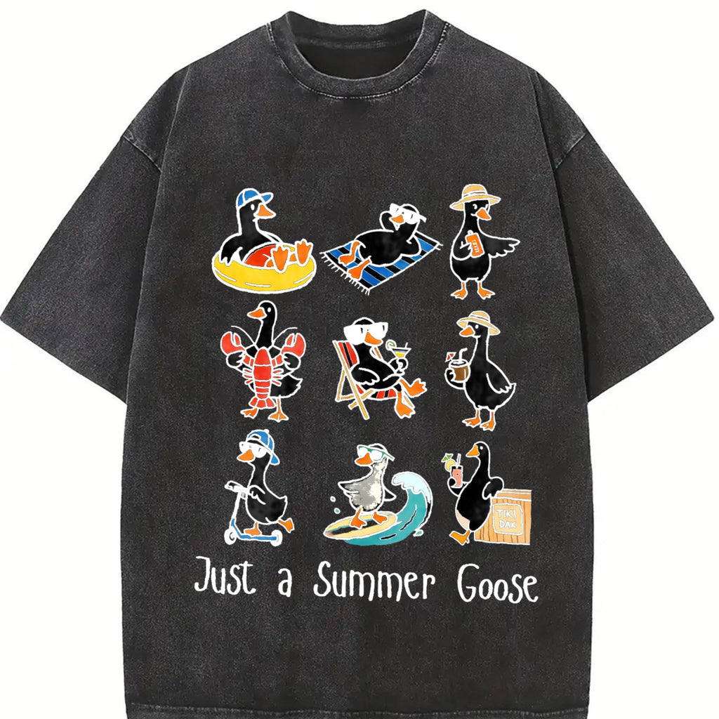 Just A Summer Goose Vintage Washed T-Shirt product image 2