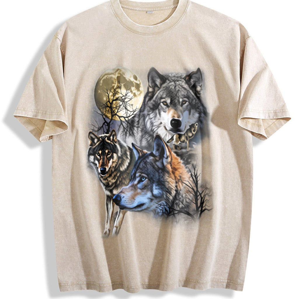 Wolf 90s Vintage Washed T-Shirt product image 1
