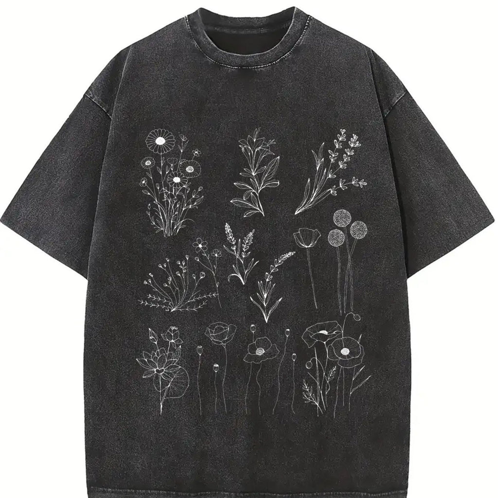 90s Wild Flowers Vintage Washed T-Shirt product image 2