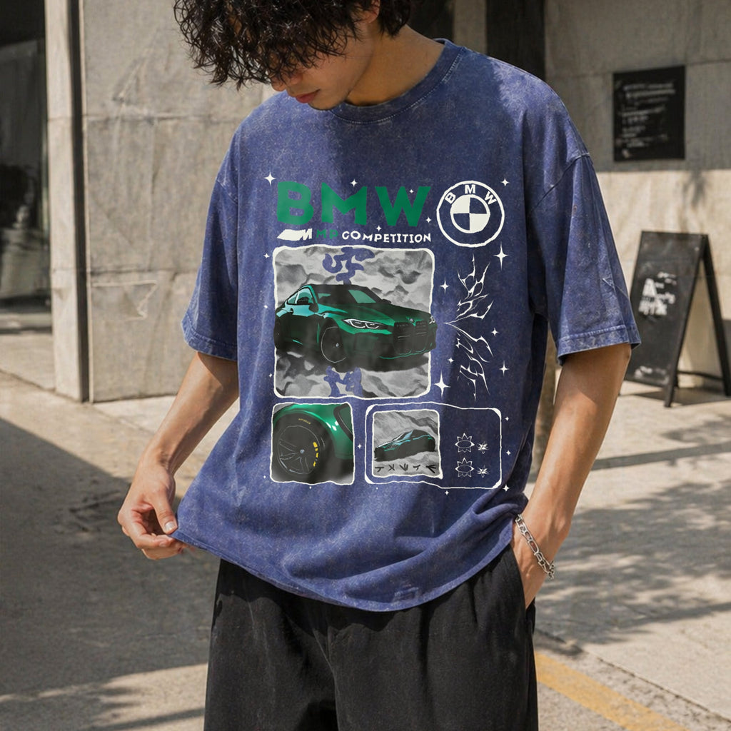 M4 Competition B M W Vintage Washed T-Shirt product image 8