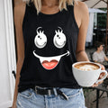 Happy Cartoon Face Women's Tank Top