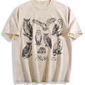 Owl 90s Tattoo Vintage Washed T-Shirt product image 1