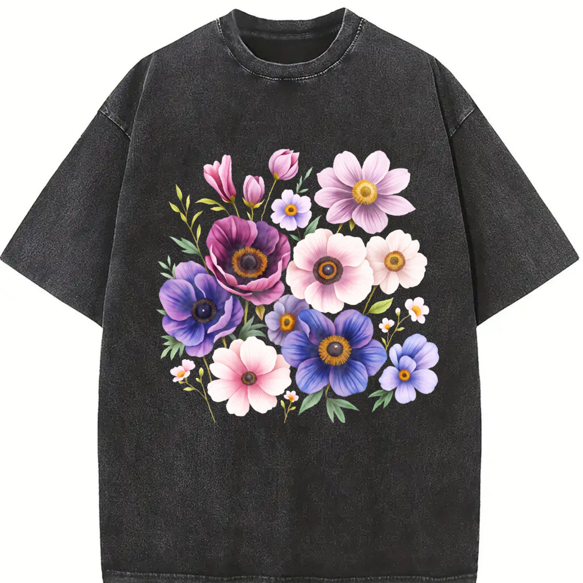 Pressed Flowers Vintage Washed T-Shirt product image 2
