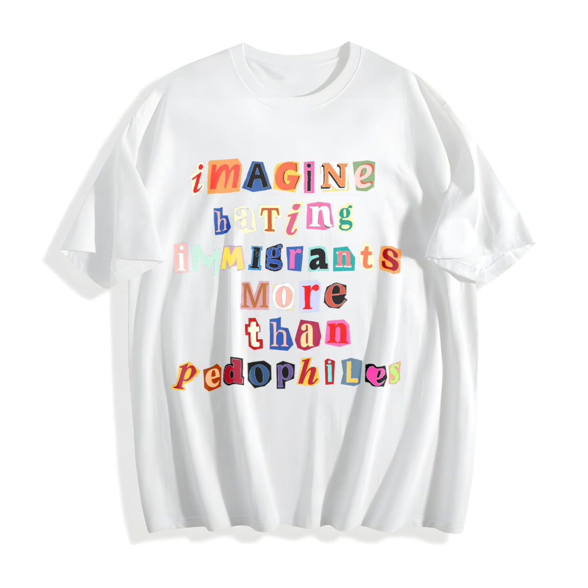 Anti Ice Magazine Letters Cotton T-Shirt product image 2