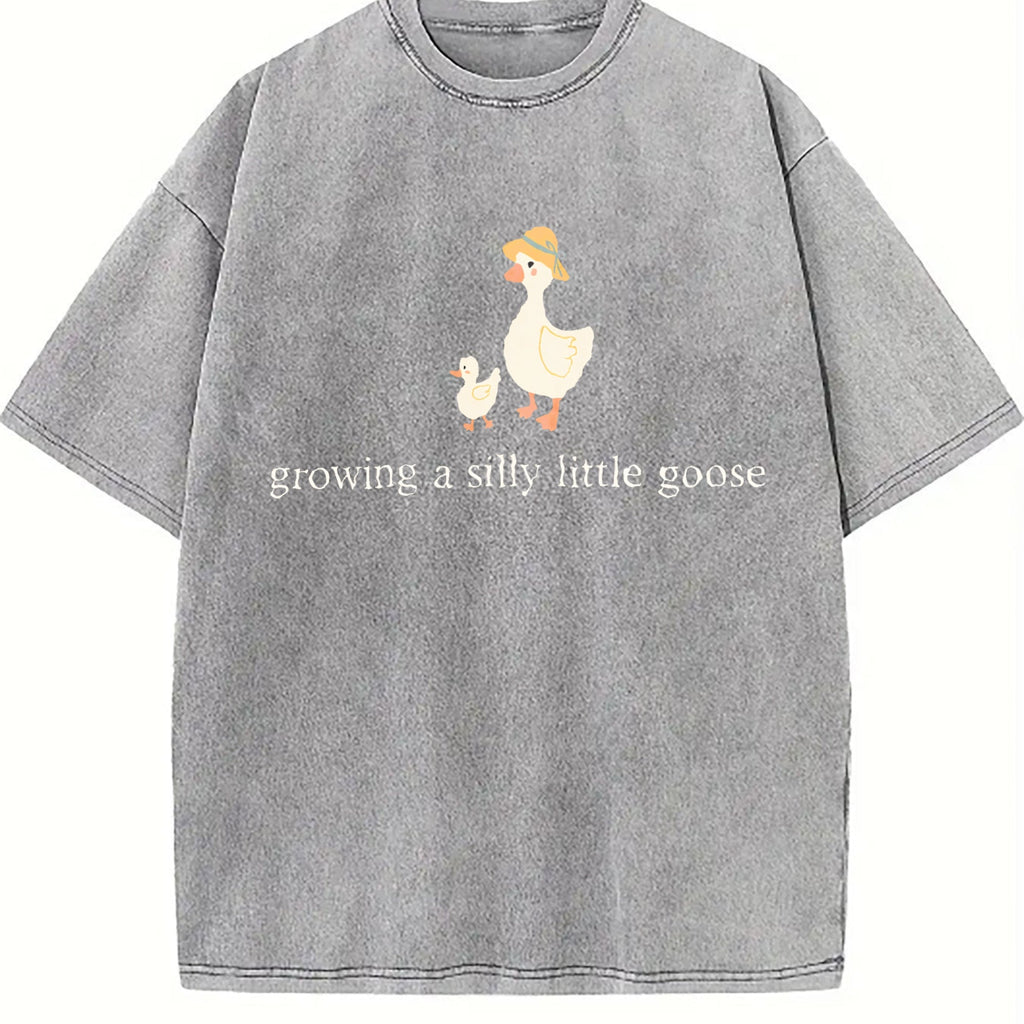 Growing A Silly Little Goose Vintage Washed T-Shirt product image 4