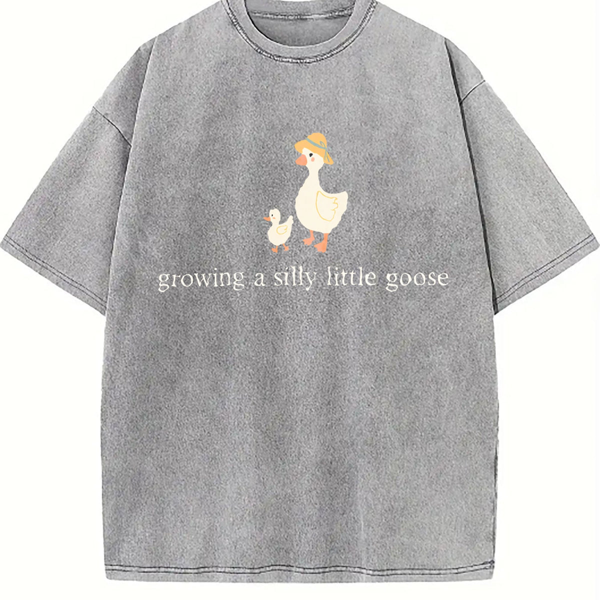 Growing A Silly Little Goose Vintage Washed T-Shirt product image 4