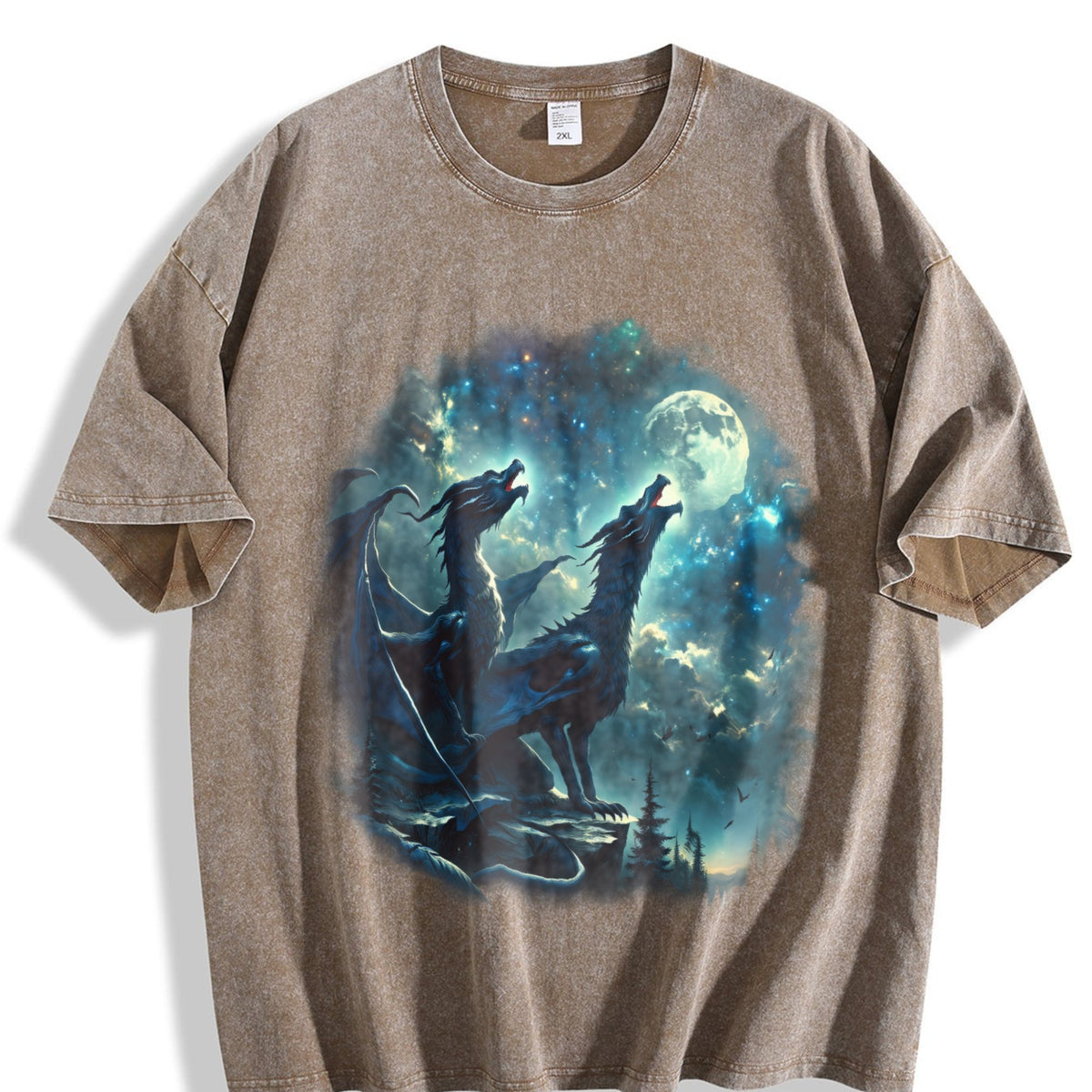 Two Dragon Vintage Washed T-Shirt product image 3