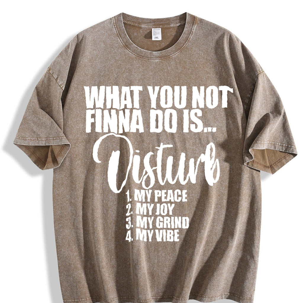 One 100 Percent Front With Bold Statement Vintage Washed product image 3