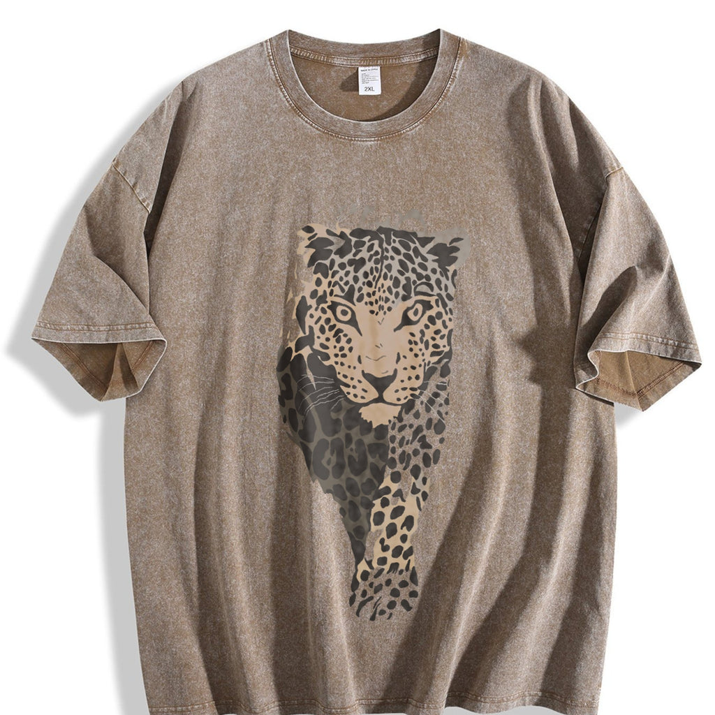 Leopard Head Vintage Washed T-Shirt product image 3