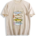 Trout Fish Vintage Washed T-Shirt product image 1