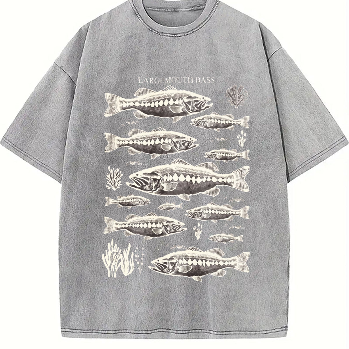 Largemouth Bass Fish 90s Vintage Washed T-Shirt product image 5