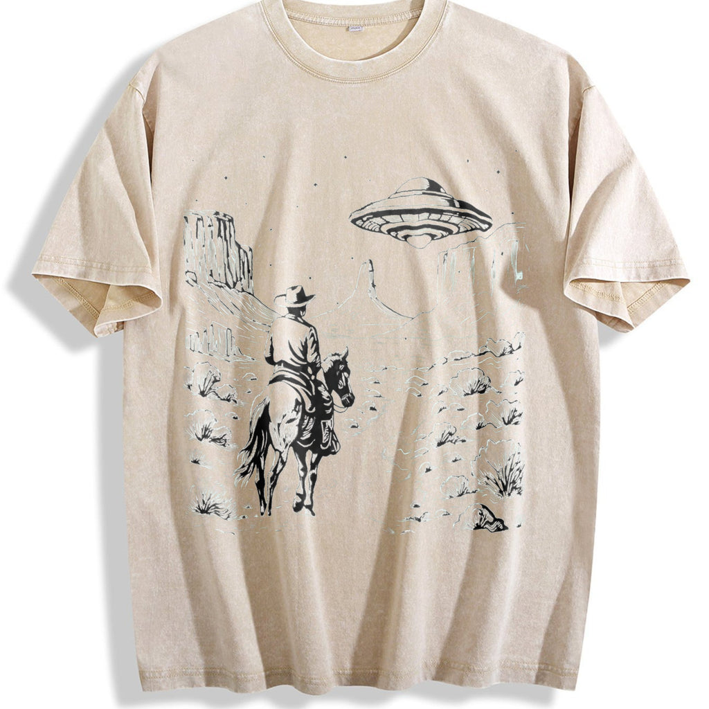 Cowboy Western 90s Vintage Washed T-Shirt product image 1