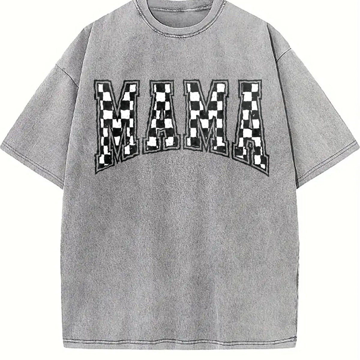 Checkered Mama Vintage Washed T-Shirt product image 5