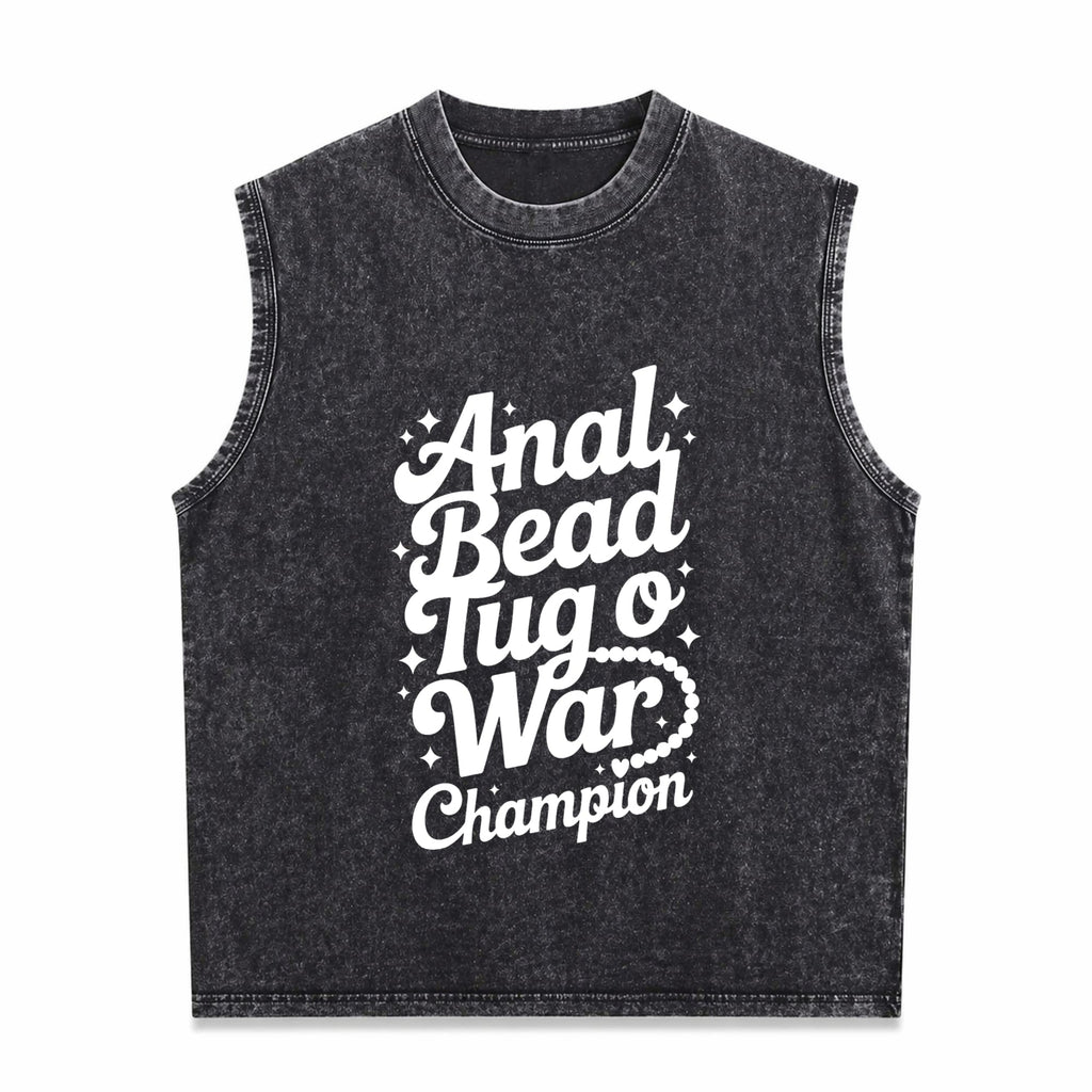 Embarrassing Naughty Funny Inappropriate Humor Men's Washed Tank Top