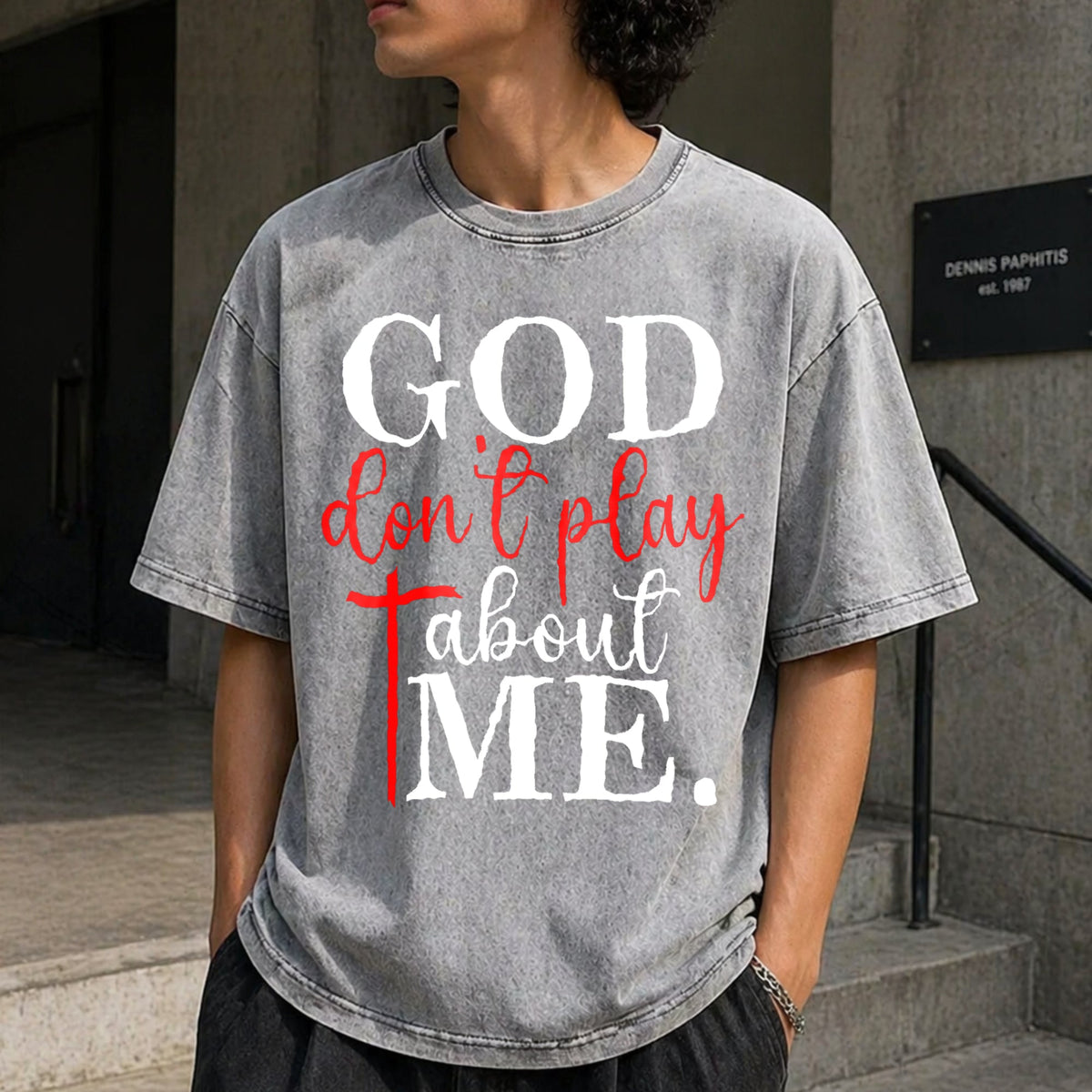 God Dont Play About Me Inspirational Faith Christ Vintage product image 5