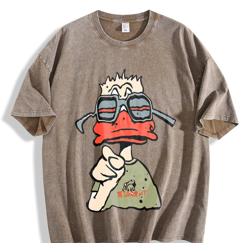 Cool Duck with Sunglasses Vintage Washed T-Shirt product image 3
