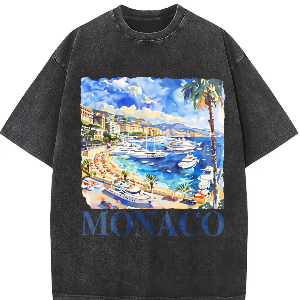 Monaco Italy Vintage Washed T-Shirt product image 2