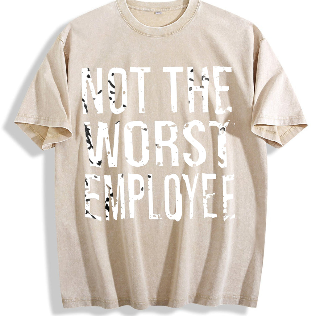 Not the Worst Employee Vintage Washed T-Shirt product image 1
