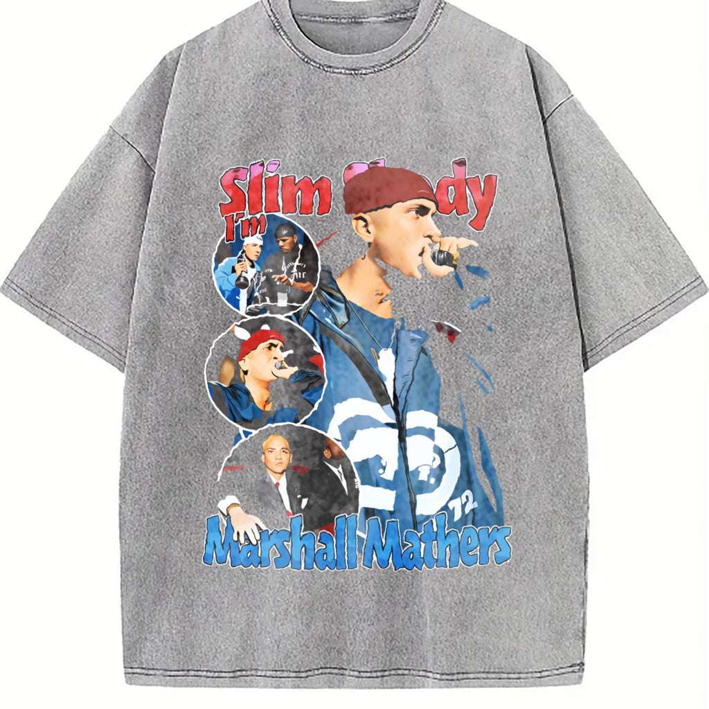 Slim Shady Marshall Mathers Vintage Washed T-Shirt product image 5