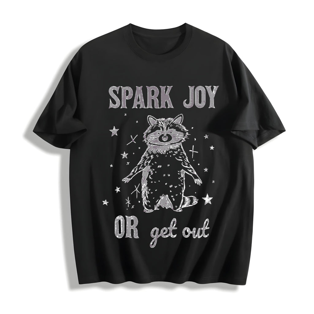 Spark Joy Or Get Out Cotton T-Shirt product image 1