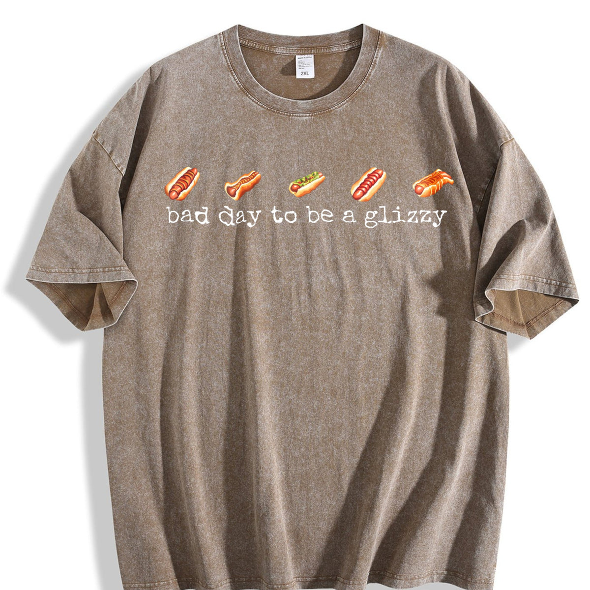 Hot Dog Vintage Washed T-Shirt product image 3