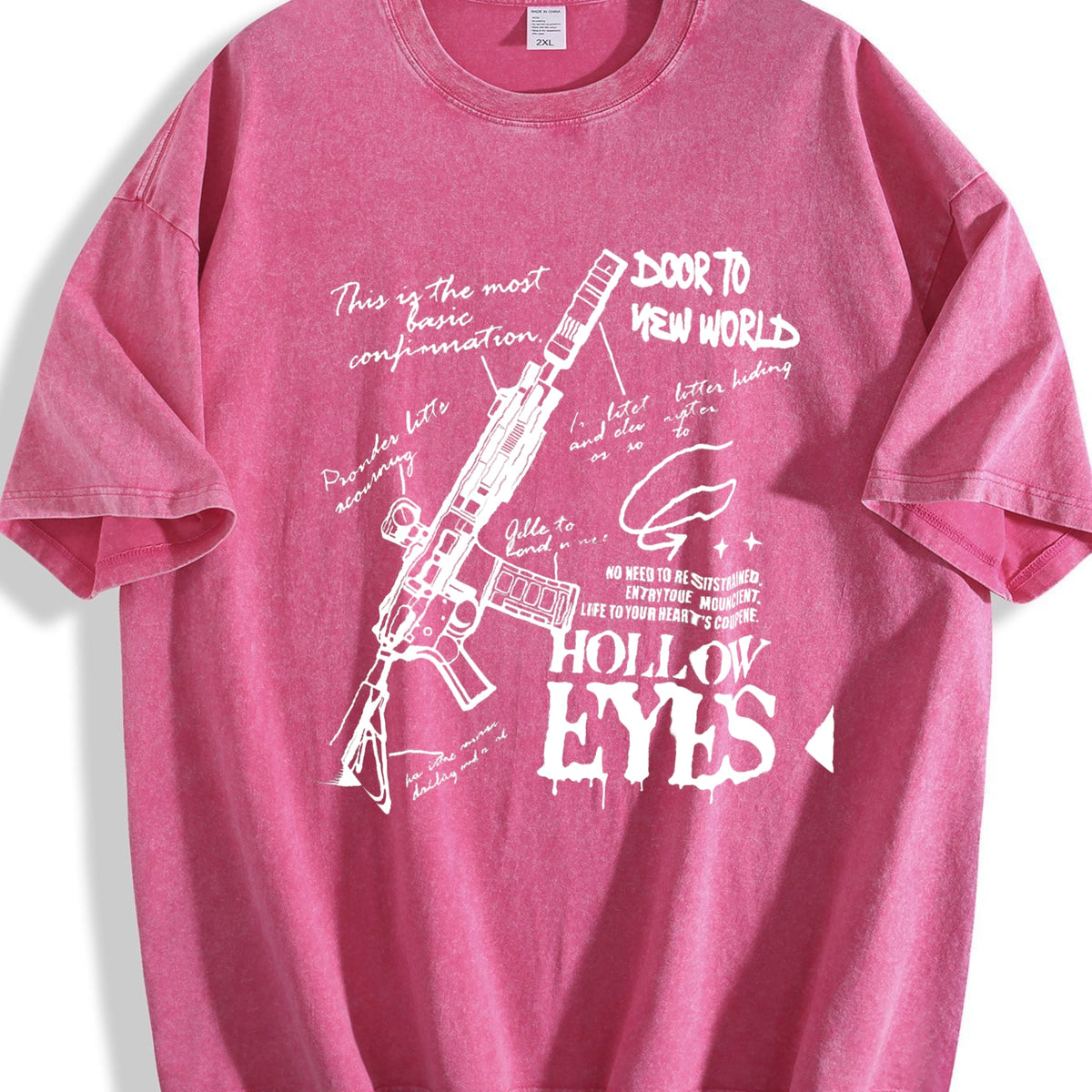 Edgy Punk Gun-themed - Dark Text For Music Festivals product image 7