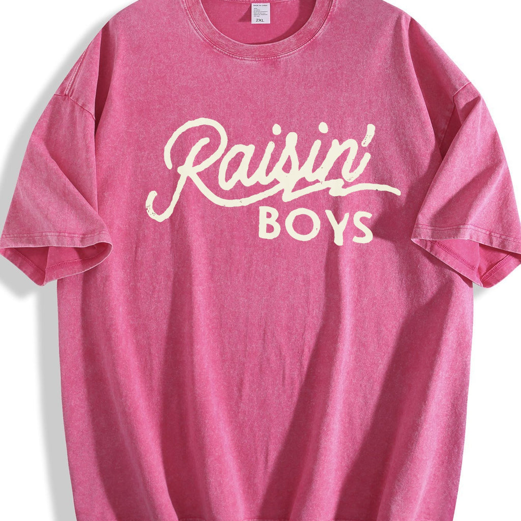 Raising Boys Boy Mom Mama Vintage Washed T-Shirt product image 5