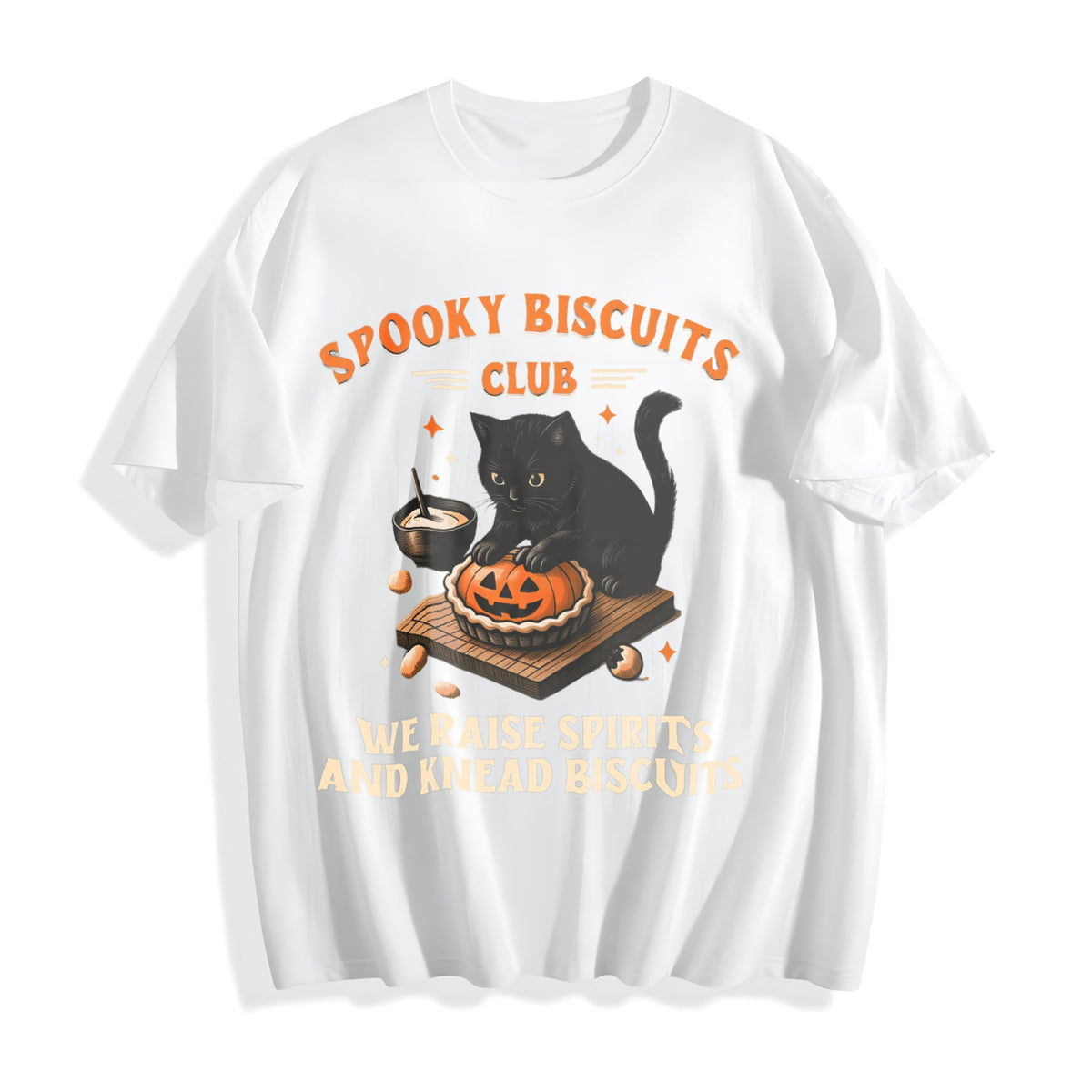 Spooky Biscuits Club Cotton T-Shirt product image 2