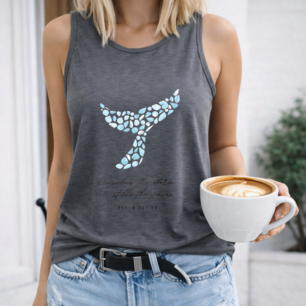 Letter - Racerback Women's Tank Top