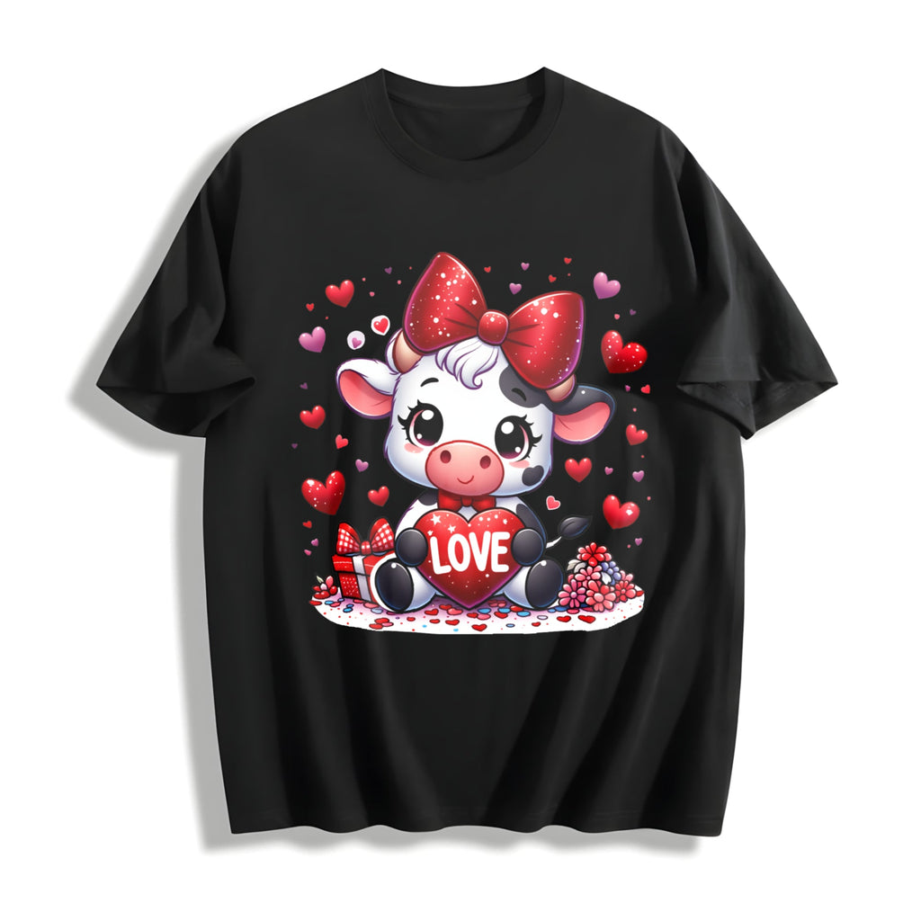 Winter Clothes Cow Wearing Diamond Bow Love Spring Cotton product image 1