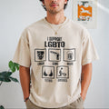 I Support Lgbtq Vintage Washed T-Shirt product image 1